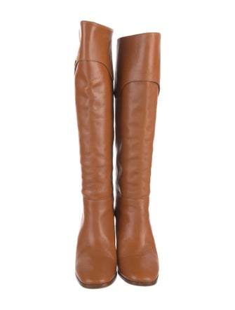 Gucci Leather Riding Boots