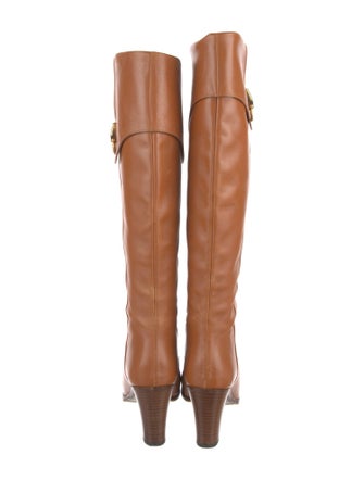 Gucci Leather Riding Boots