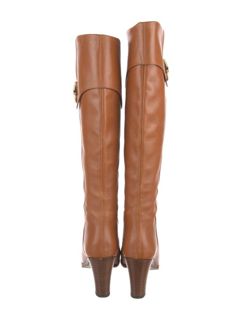 Gucci Leather Riding Boots