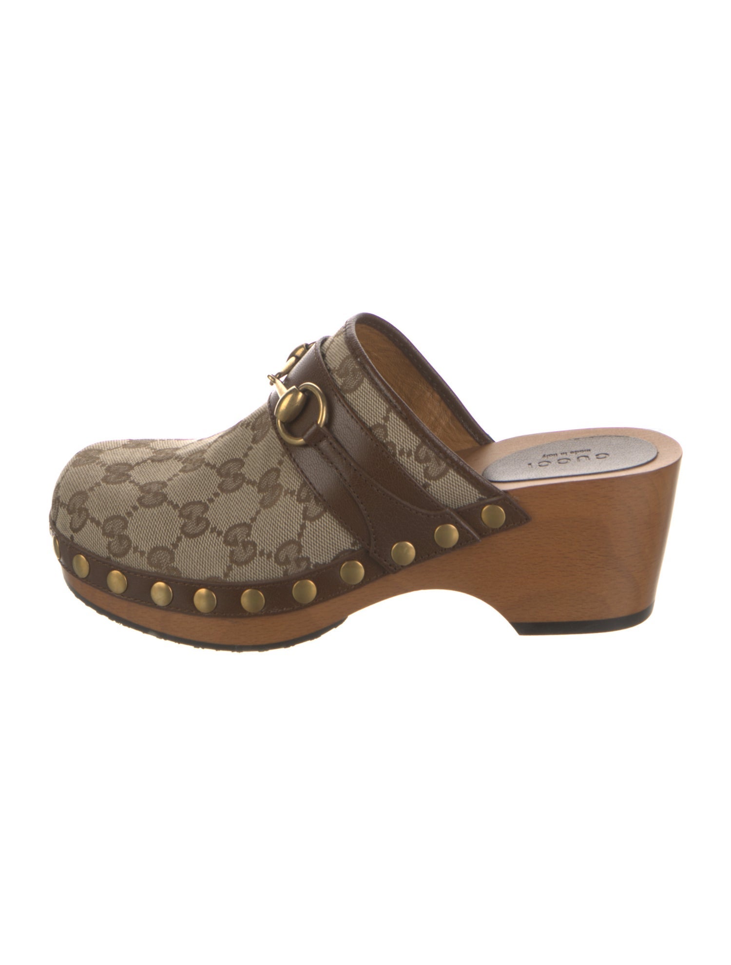 Gucci GG Canvas Canvas Mules