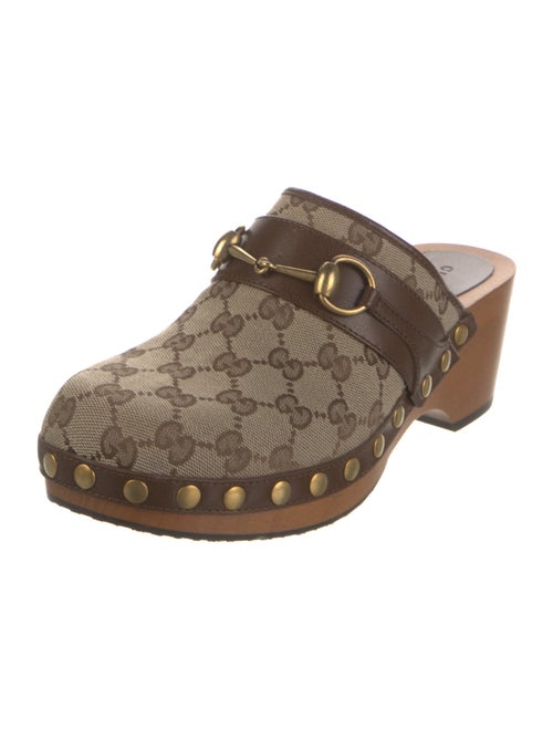 Gucci GG Canvas Canvas Mules