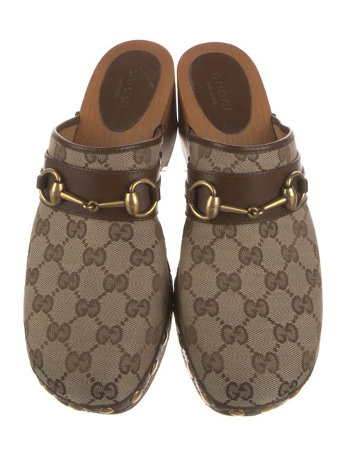 Gucci GG Canvas Canvas Mules