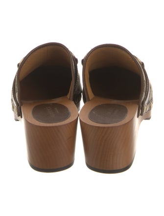 Gucci GG Canvas Canvas Mules