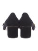 Gucci Double G Logo Suede Pumps