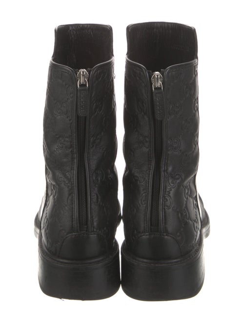 Gucci GG Signature Leather Boots