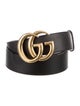 Gucci Double G Logo Leather Belt