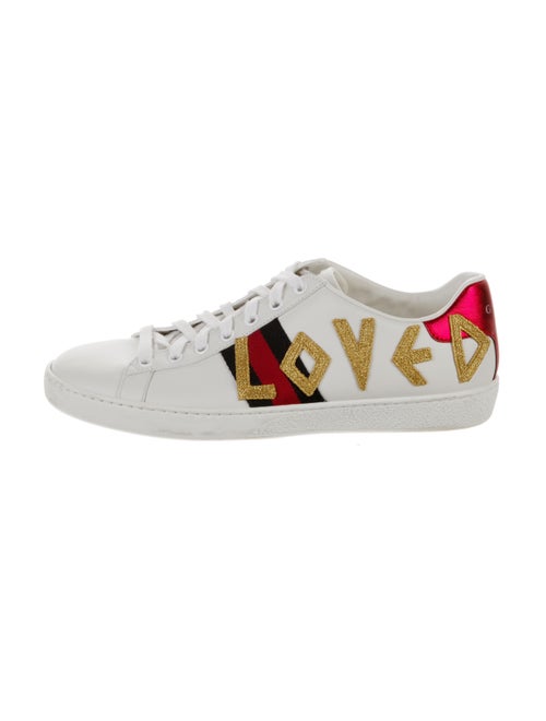 Gucci Sylvie Web Accent Leather Sneakers