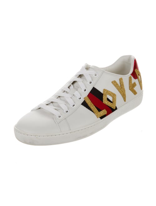 Gucci Sylvie Web Accent Leather Sneakers