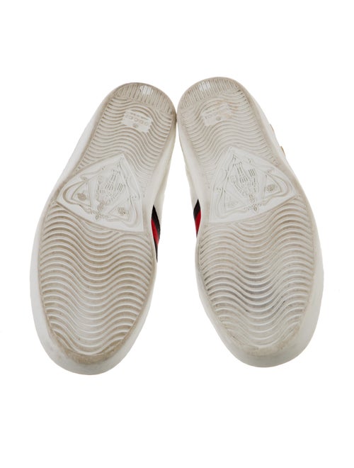 Gucci Sylvie Web Accent Leather Sneakers