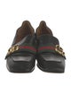 Gucci Web Accent Leather Pumps