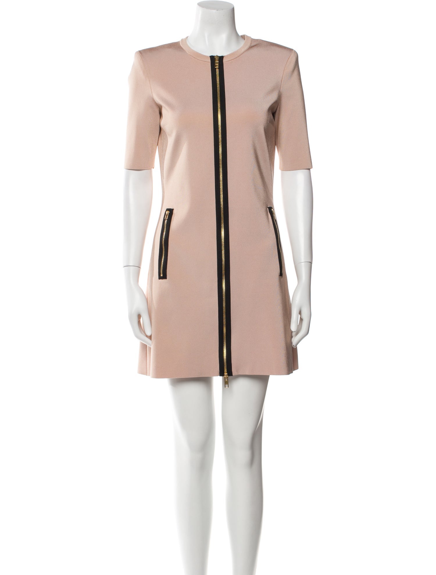 Gucci Colorblock Pattern Mini Dress