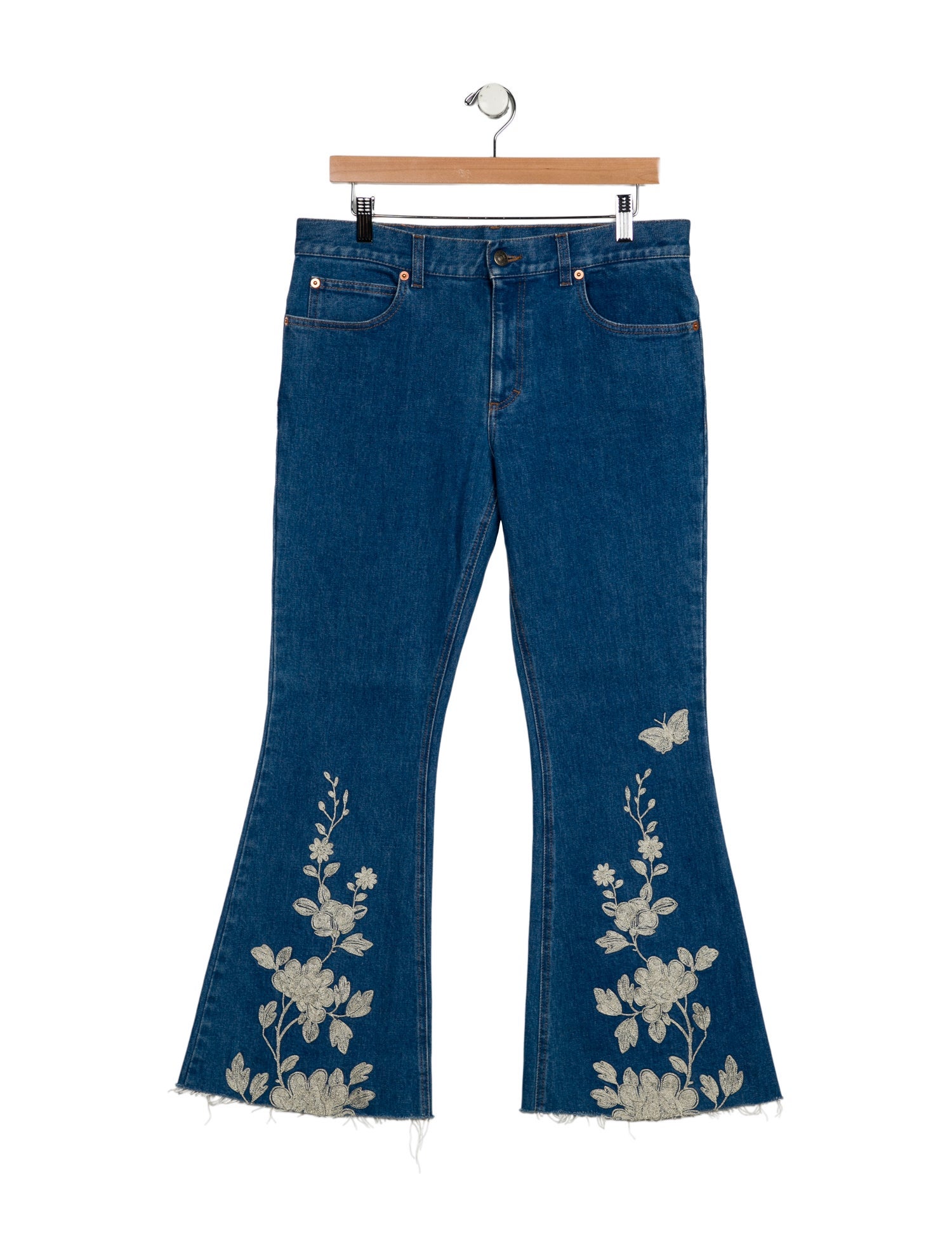 Gucci Mid-Rise Wide Leg Jeans