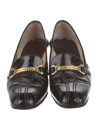 Gucci Horsebit Accent Leather Pumps