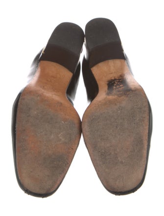 Gucci Horsebit Accent Leather Pumps