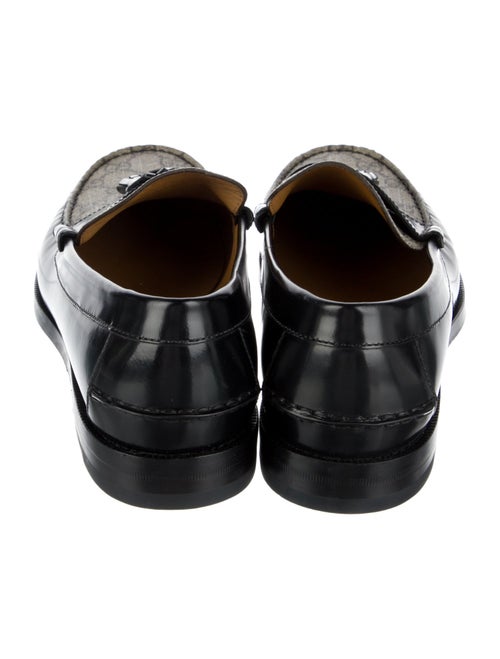 Gucci GG Supreme Tassel Accents Dress Loafers