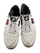 Gucci Web Accent Leather Sneakers