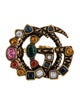 Gucci Crystal GG Marmont Ring