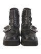 Gucci Dionysus Accent Leather Combat Boots