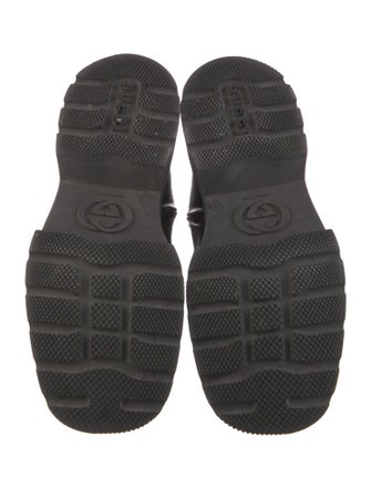 Gucci Dionysus Accent Leather Combat Boots