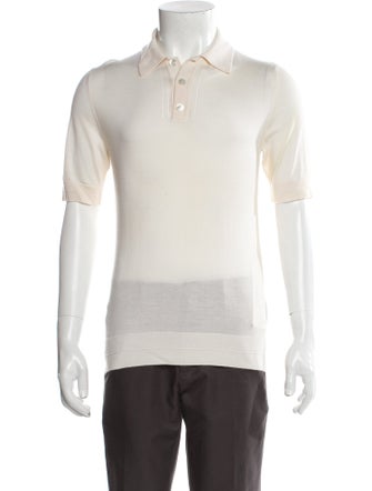 Gucci Cashmere Crew Neck Polo Shirt
