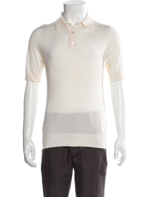 Gucci Cashmere Crew Neck Polo Shirt