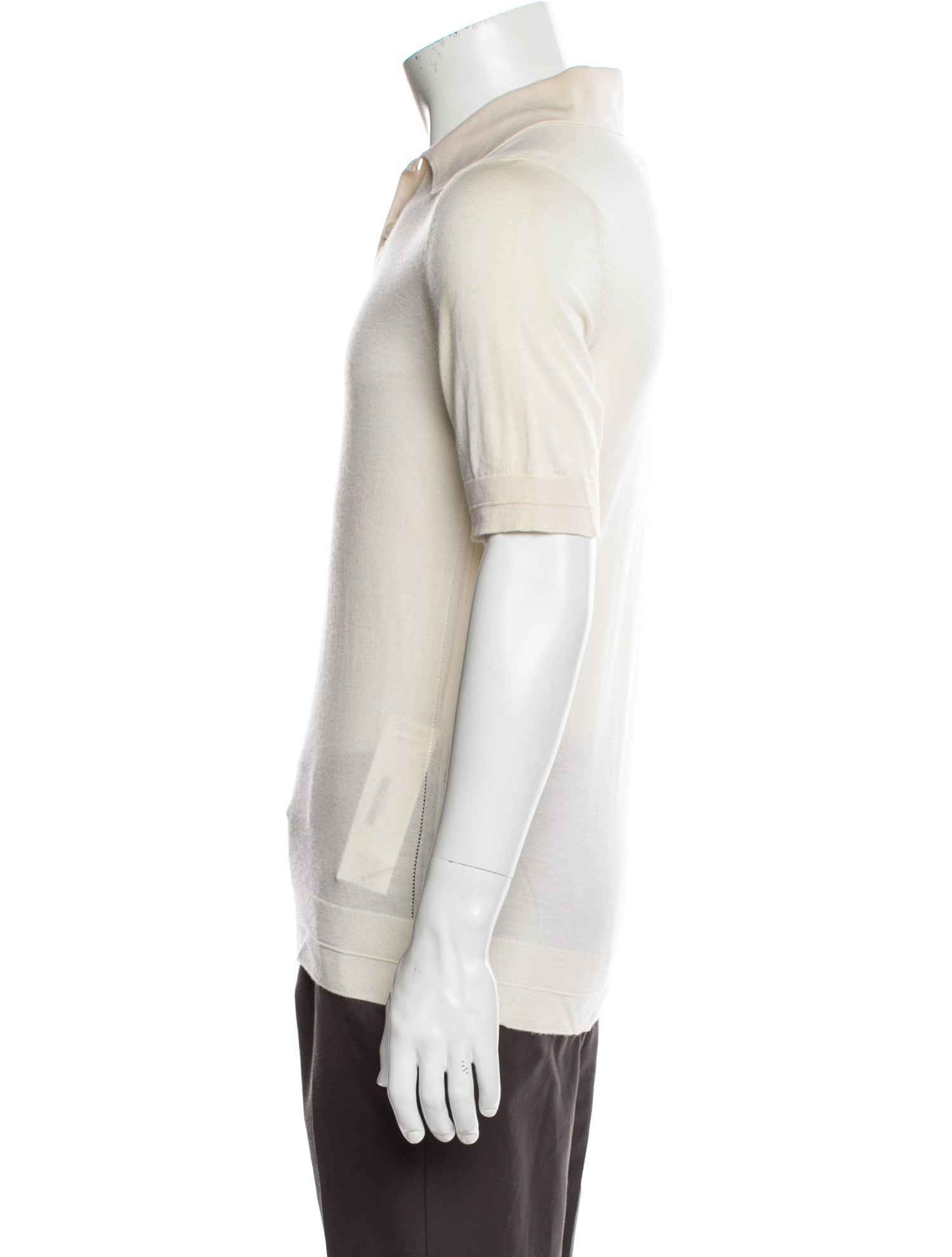 Gucci Cashmere Crew Neck Polo Shirt