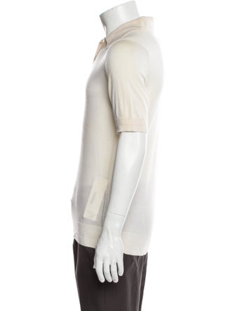 Gucci Cashmere Crew Neck Polo Shirt