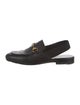Gucci 1955 Horsebit Accent Leather Slingback Flats