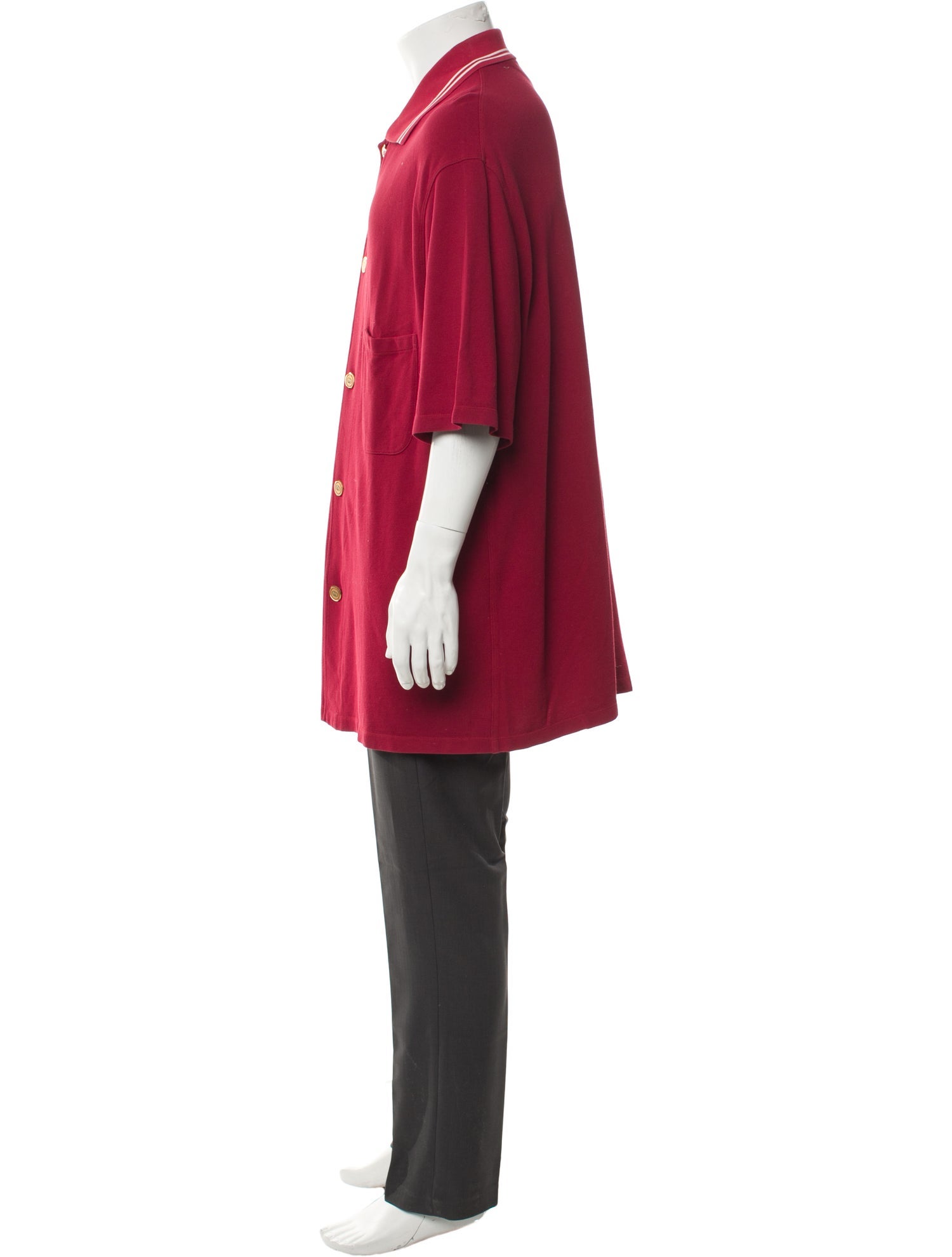 Gucci Interlocking G Logo Three-Quarter Sleeve Shirt