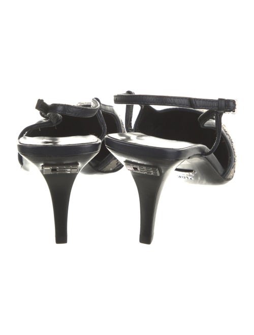 Gucci GG Canvas Canvas Slingback Pumps