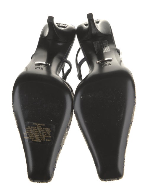 Gucci GG Canvas Canvas Slingback Pumps