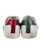 Gucci Web Accent Leather Sneakers