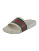 Gucci Web Accent Rubber Slides