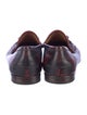 Gucci Web Accent Leather Dress Loafers