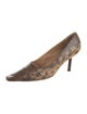 Gucci Snakeskin Animal Print Pumps