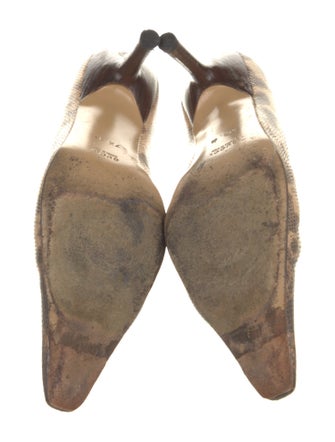 Gucci Snakeskin Animal Print Pumps