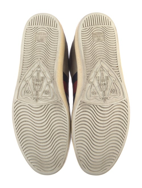 Gucci Web Accent Suede Sneakers