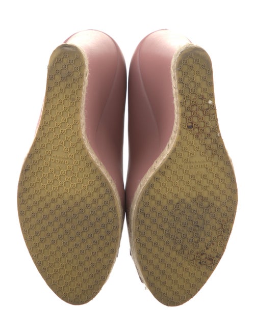 Gucci Horsebit Accent Leather Pumps