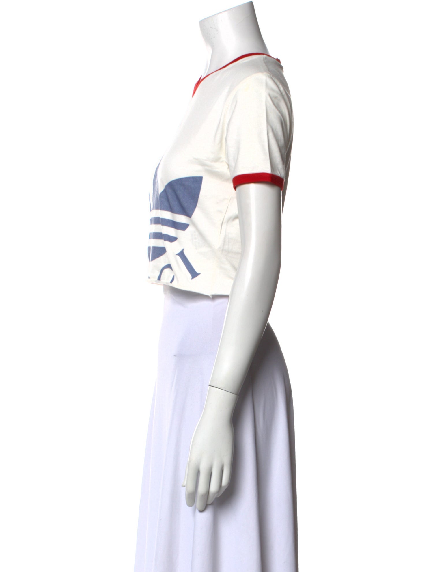 Gucci x Adidas 2022 Graphic Print Crop Top