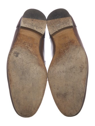 Gucci Horsebit Accent Leather Loafers