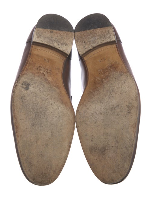 Gucci Horsebit Accent Leather Loafers