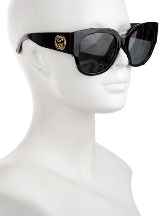Gucci Interlocking G Logo Square Sunglasses