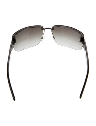 Gucci Web Accent Square Sunglasses