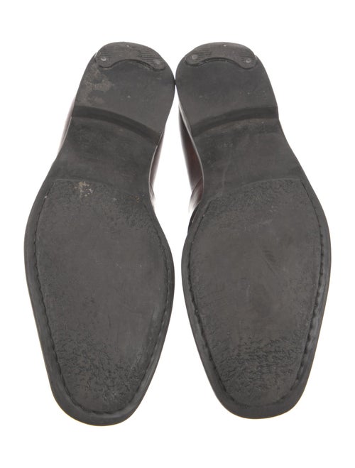 Gucci Interlocking G Logo Leather Loafers