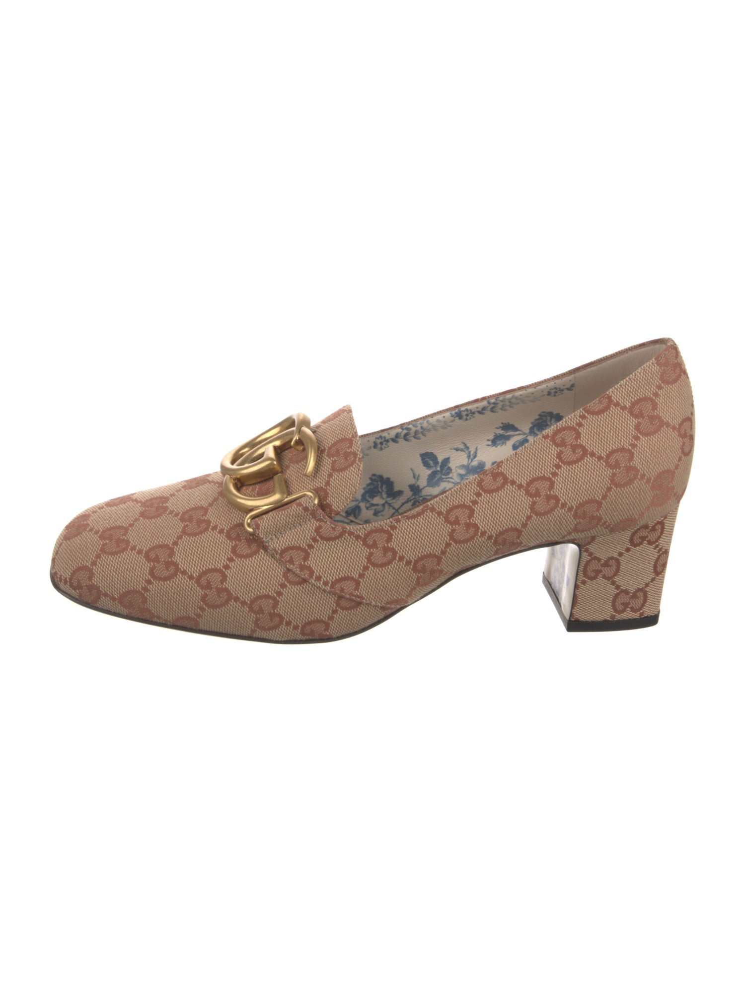 Gucci GG Canvas Canvas Pumps w/ Tags