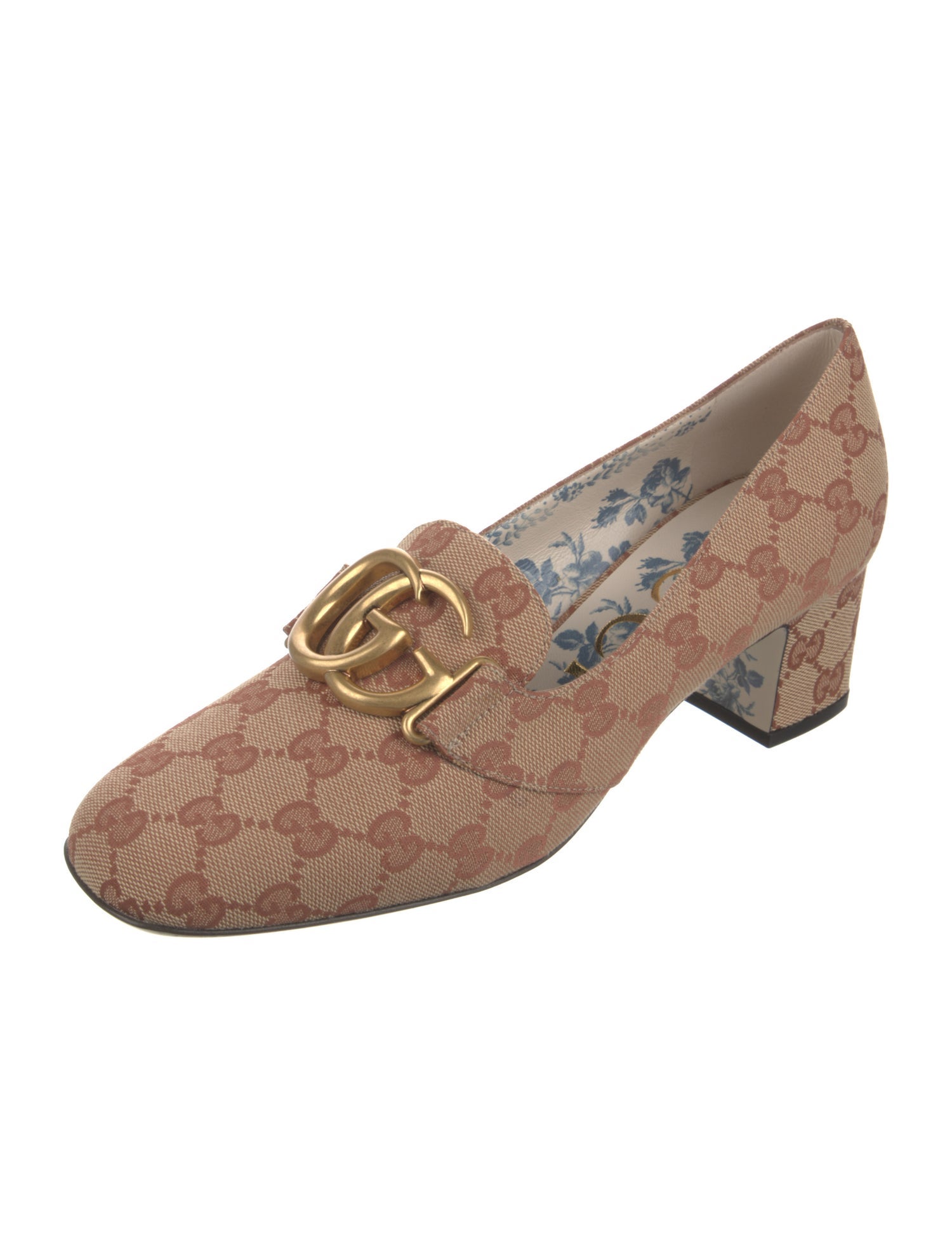 Gucci GG Canvas Canvas Pumps w/ Tags