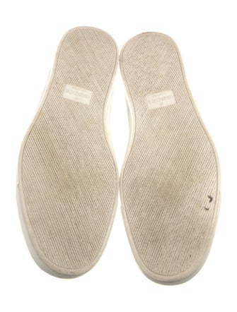 Gucci Canvas Embroidered Accent Sneakers