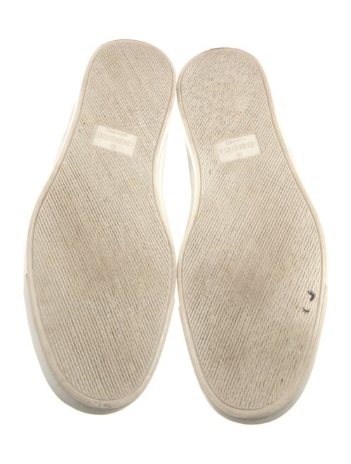 Gucci Canvas Embroidered Accent Sneakers