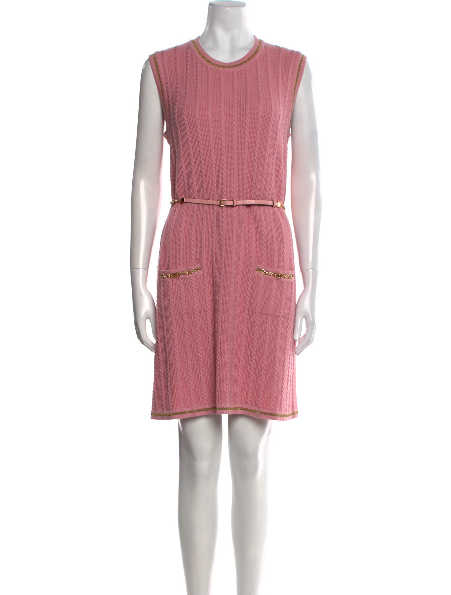 Gucci Cable Knit Mini Dress