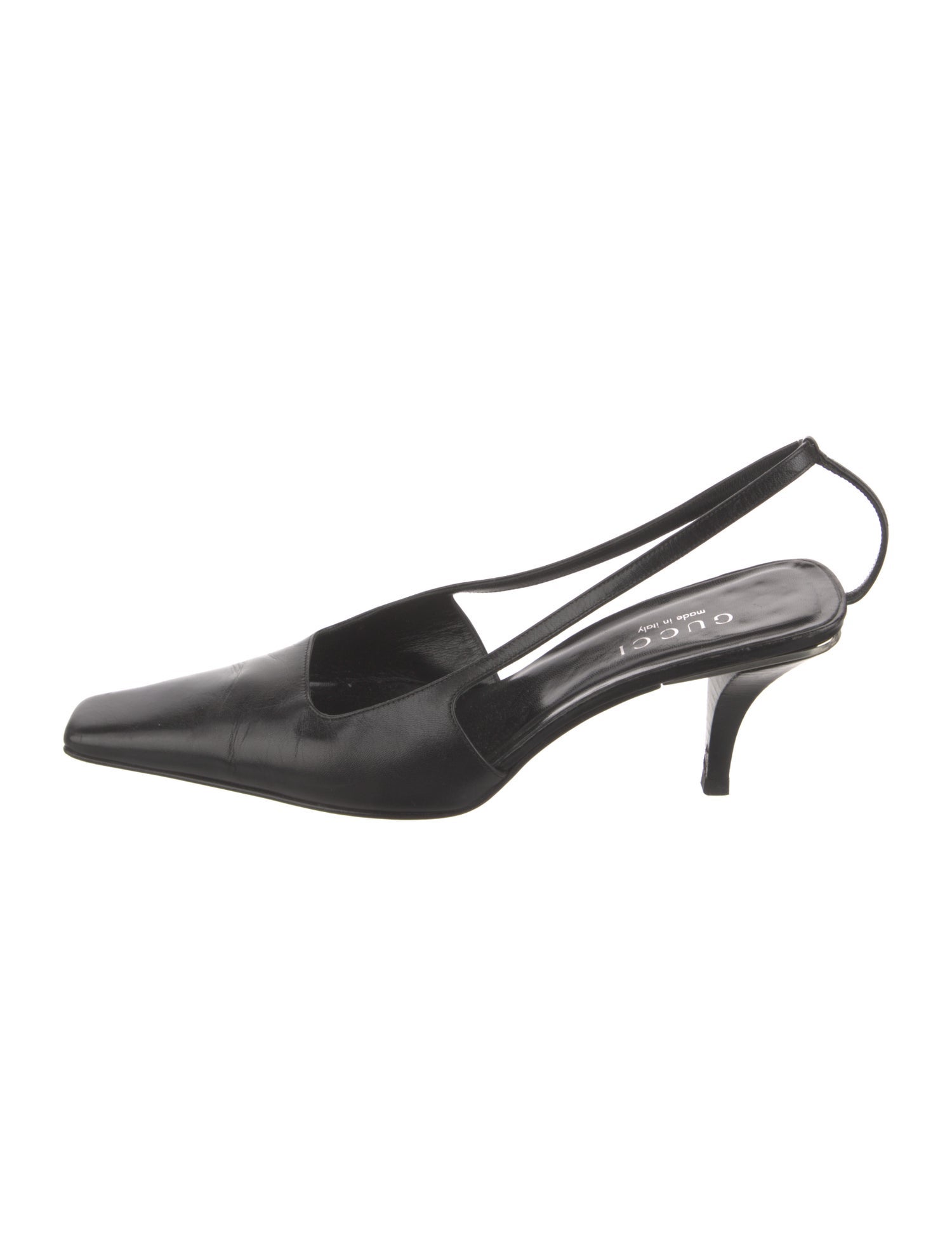 Gucci Leather Slingback Pumps